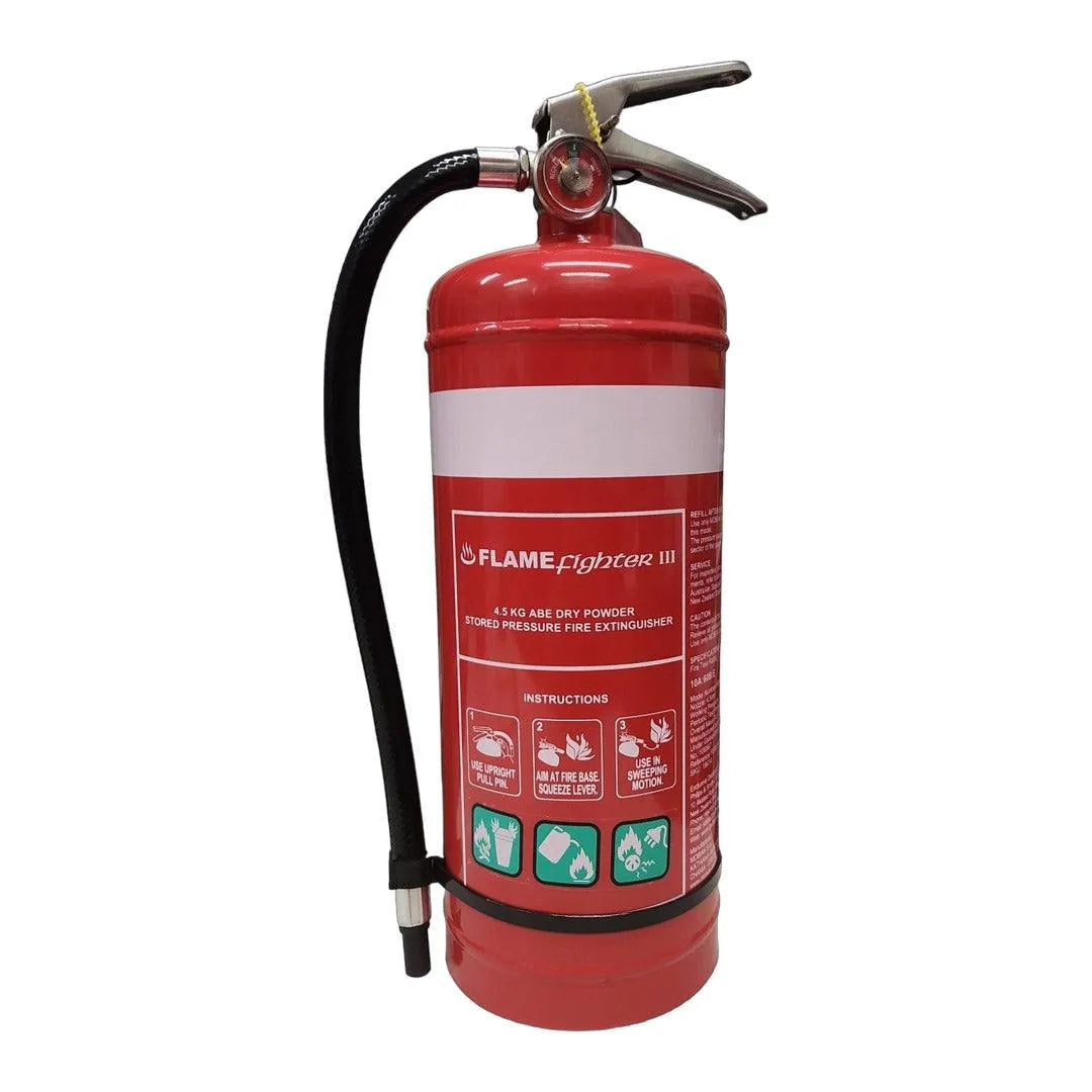 Flamefighter III 4.5kg ABE Dry Powder Fire Extinguishers - pslfireandsafety.co.nz
