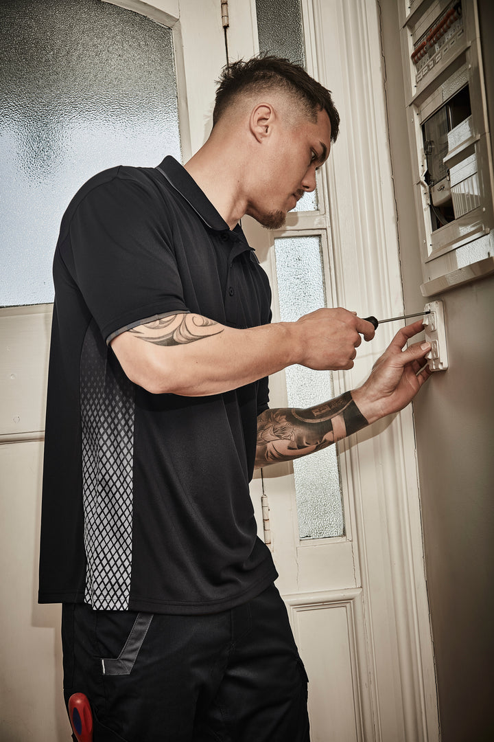 Syzmik ZH165 Mens Spark Short Sleeve Polo