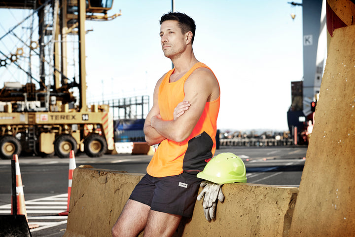 Syzmik ZH239 Mens Hi Vis Squad Singlet