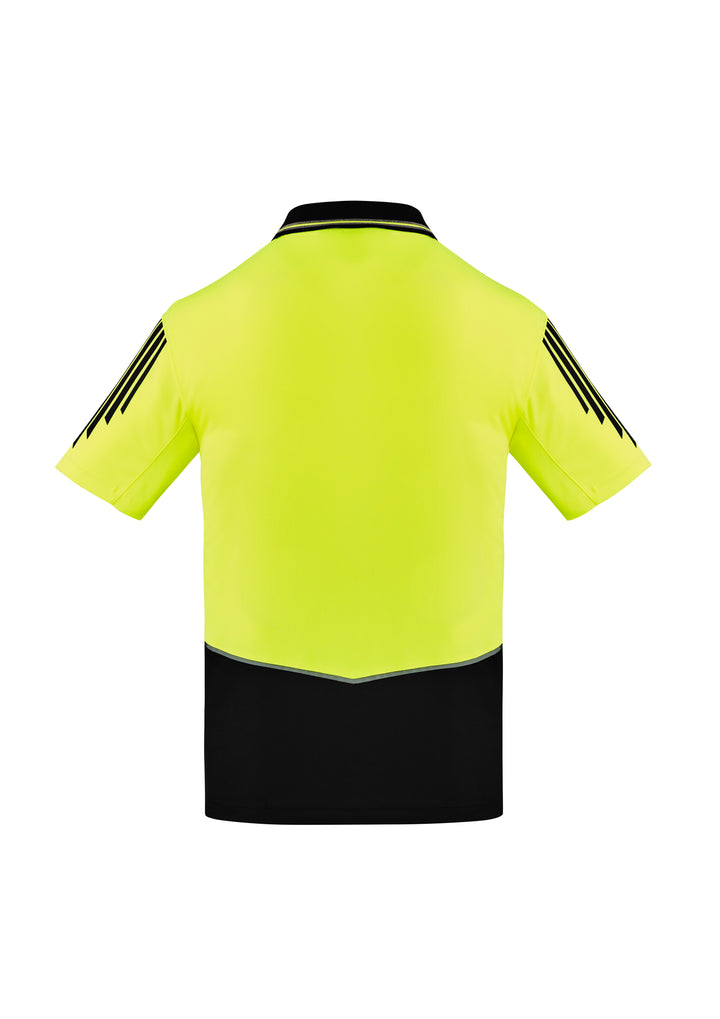 Syzmik ZH315 Mens Hi Vis Flux Short Sleeve Polo