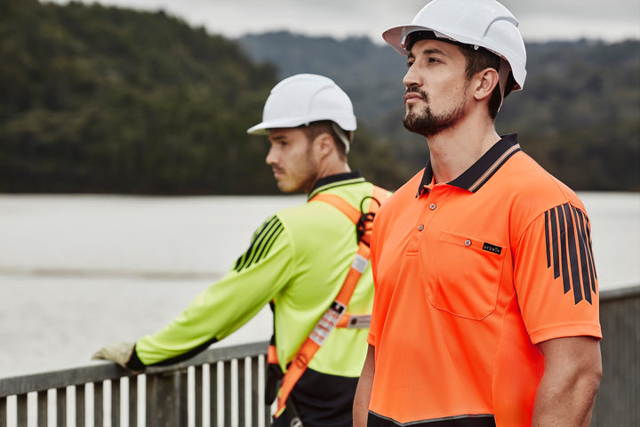 Syzmik ZH315 Mens Hi Vis Flux Short Sleeve Polo