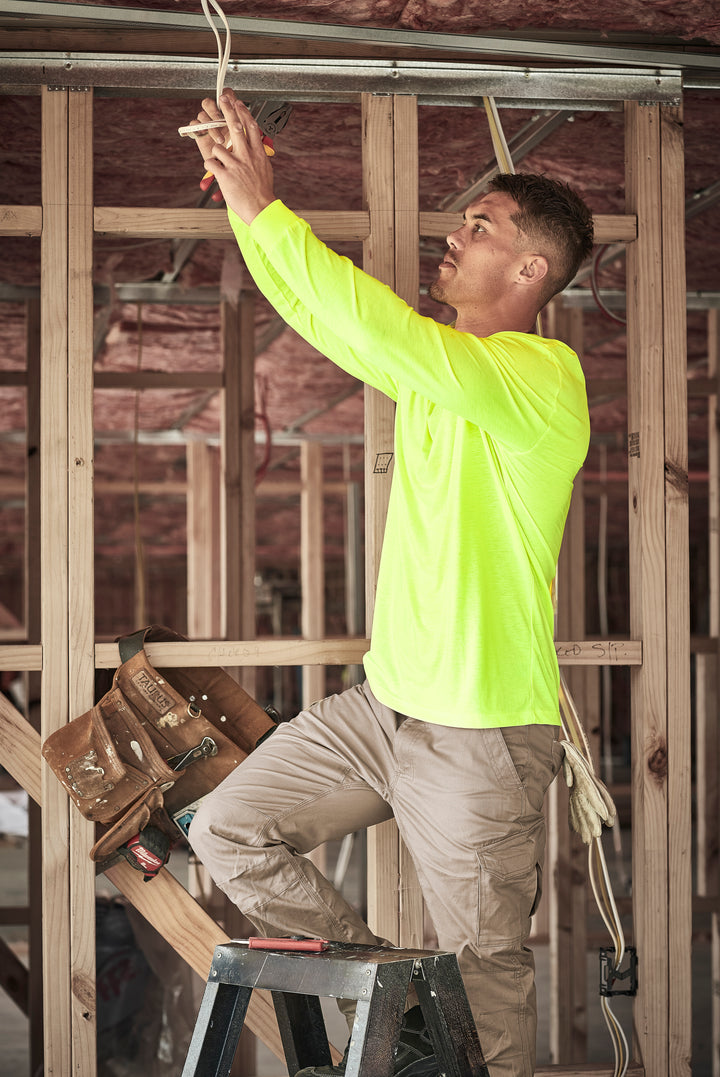 Syzmik ZH390 Mens Hi Vis Long Sleeve Tee