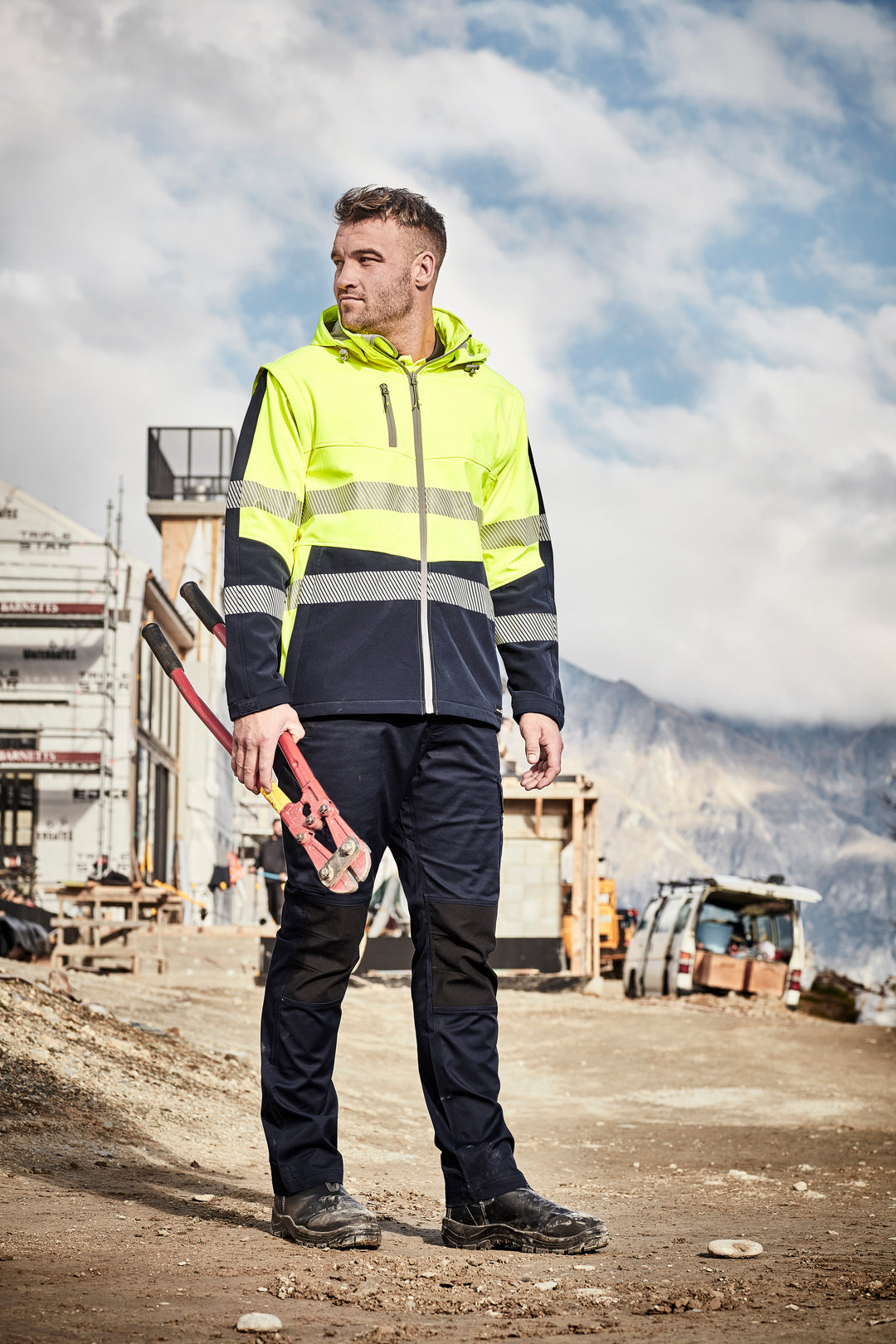 Syzmik ZJ453 Unisex Streetworx 2 In 1 Stretch Softshell Jacket