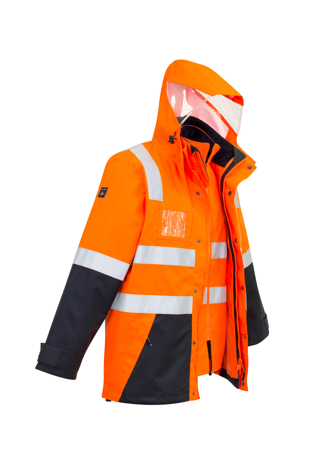 Syzmik ZJ532  Mens Hi Vis 4 In 1 Waterproof Jacket