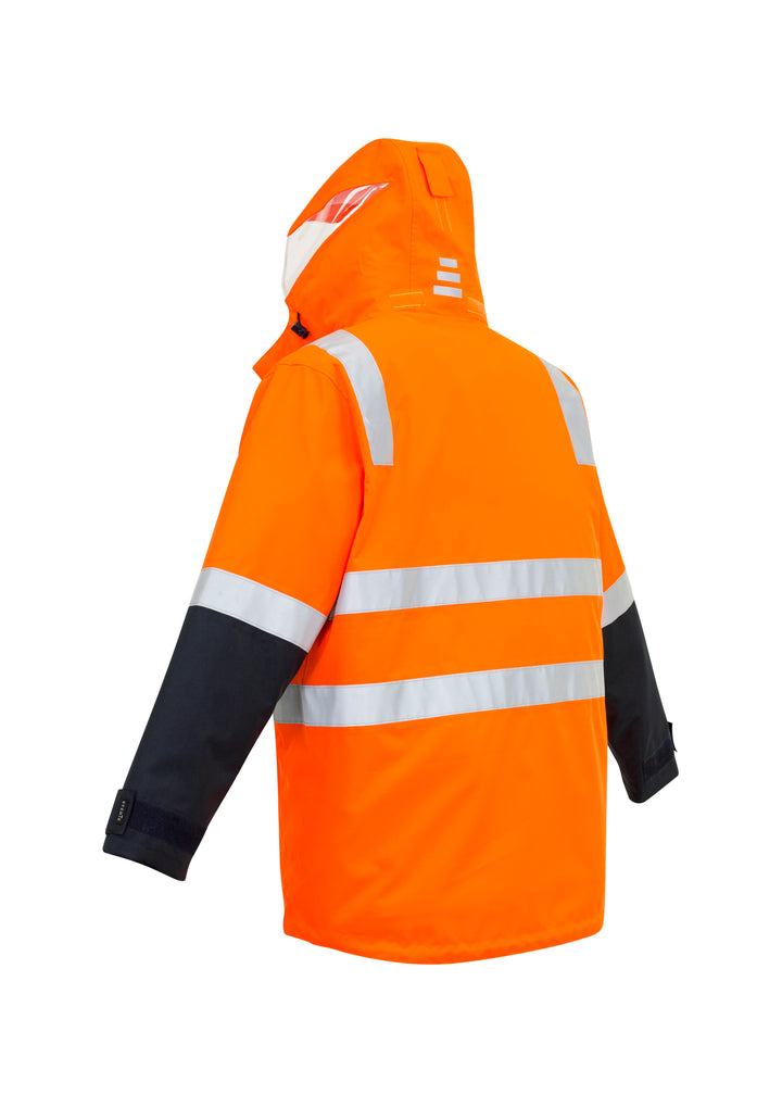 Syzmik ZJ532  Mens Hi Vis 4 In 1 Waterproof Jacket