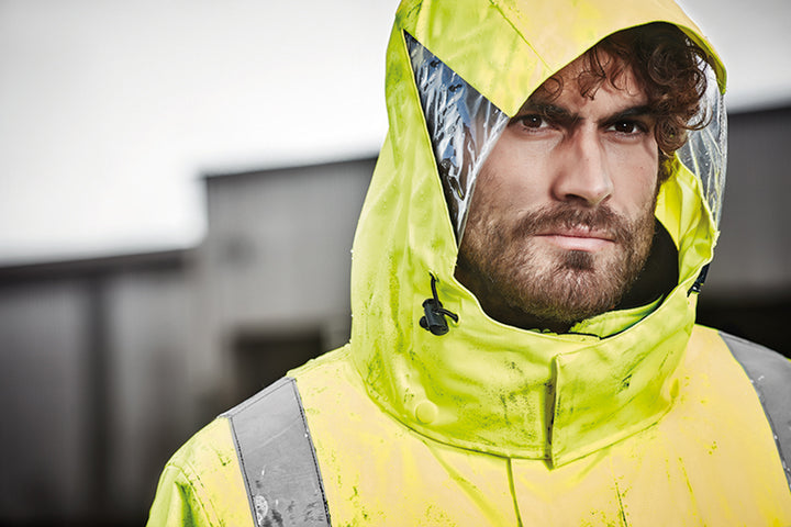 Syzmik ZJ532  Mens Hi Vis 4 In 1 Waterproof Jacket