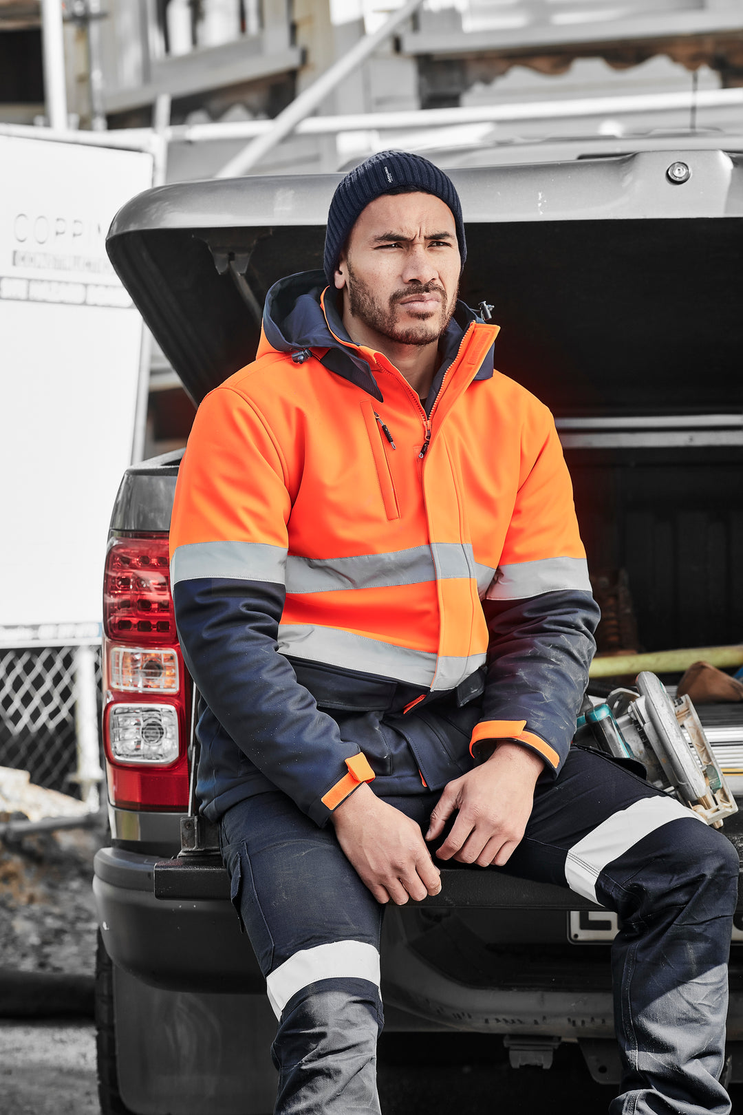Syzmik ZJ553 Unisex Hi Vis Antarctic Softshell Jacket