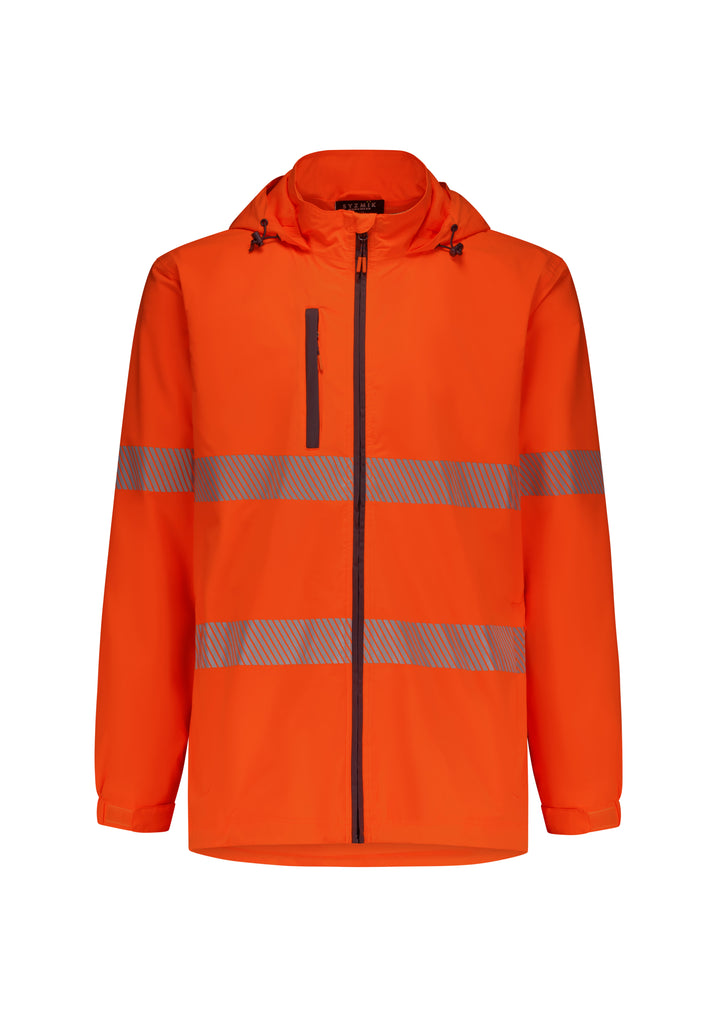 Syzmik ZJ560 Unisex Super Light Segmented Tape Packable Rain Jacket