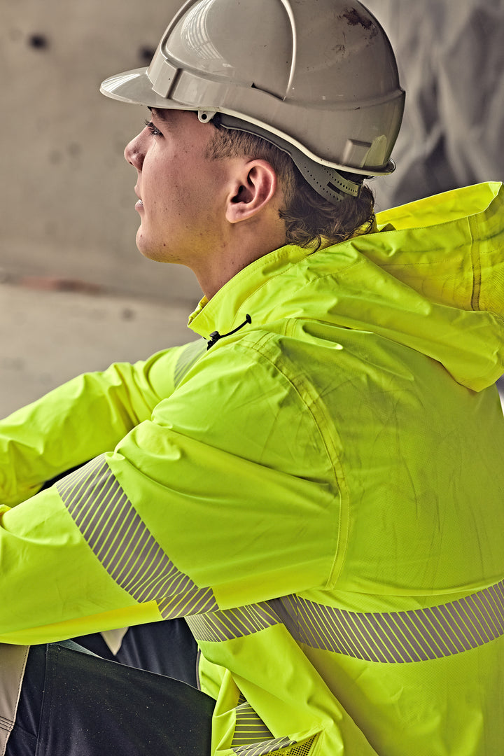 Syzmik ZJ560 Unisex Super Light Segmented Tape Packable Rain Jacket