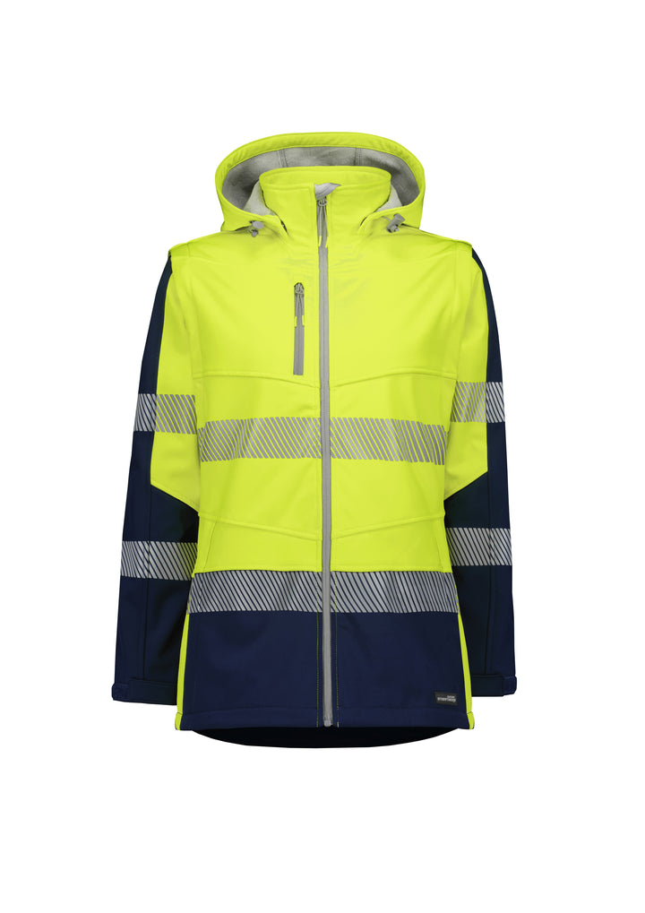 Syzmik ZJ753 Womens Streetworx 2 In 1 Stretch Softshell Jacket