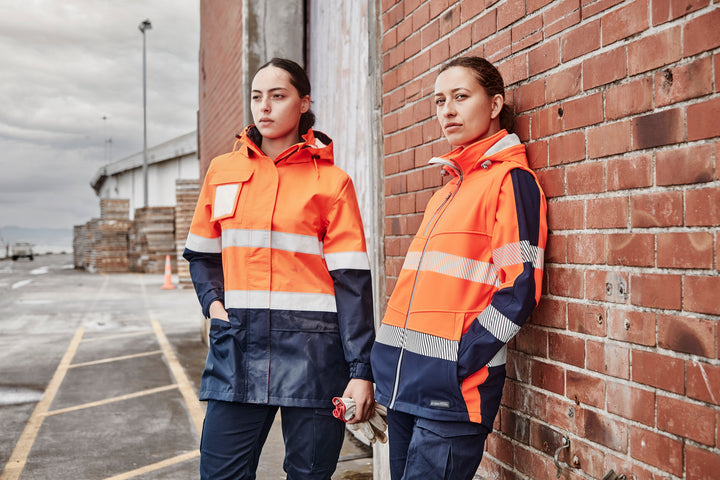 Syzmik ZJ753 Womens Streetworx 2 In 1 Stretch Softshell Jacket