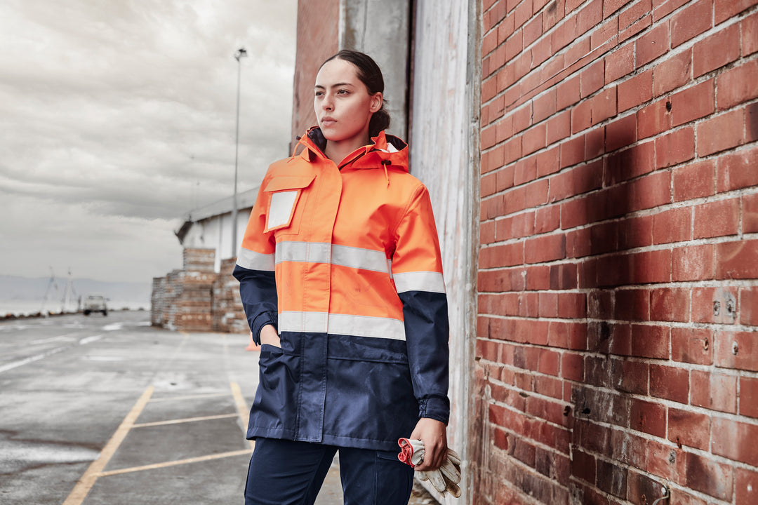 Syzmik ZJ757 Womens Hi Vis Ultralite Waterproof Jacket