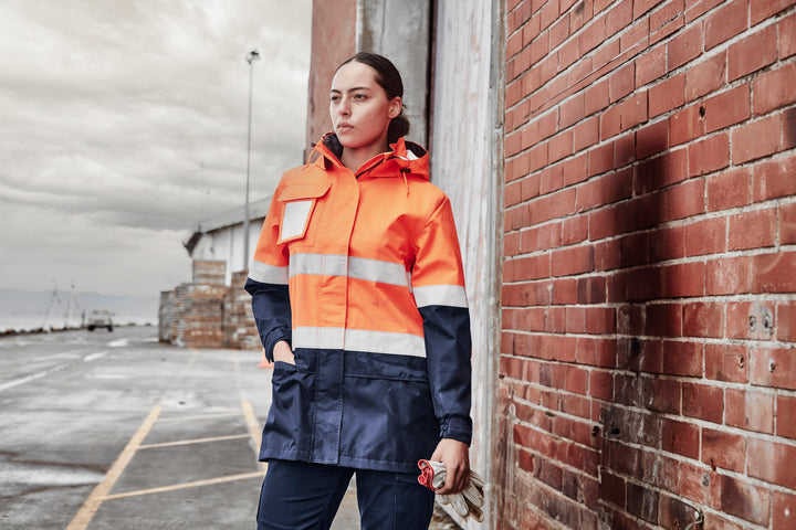 Syzmik ZJ757 Womens Hi Vis Ultralite Waterproof Jacket