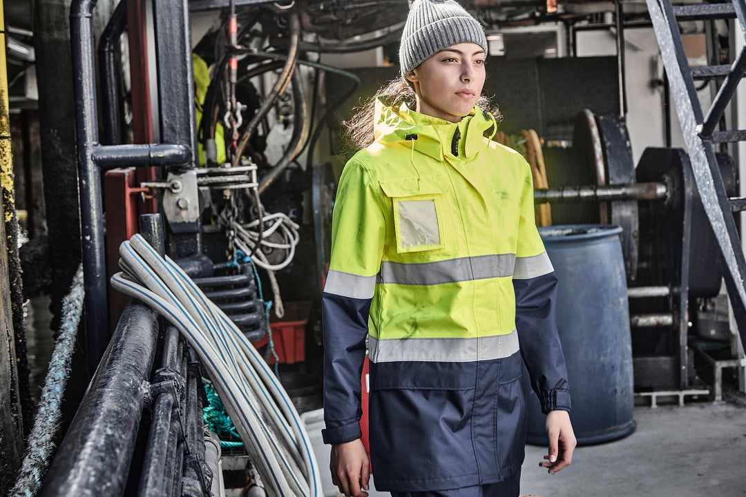 Syzmik ZJ757 Womens Hi Vis Ultralite Waterproof Jacket