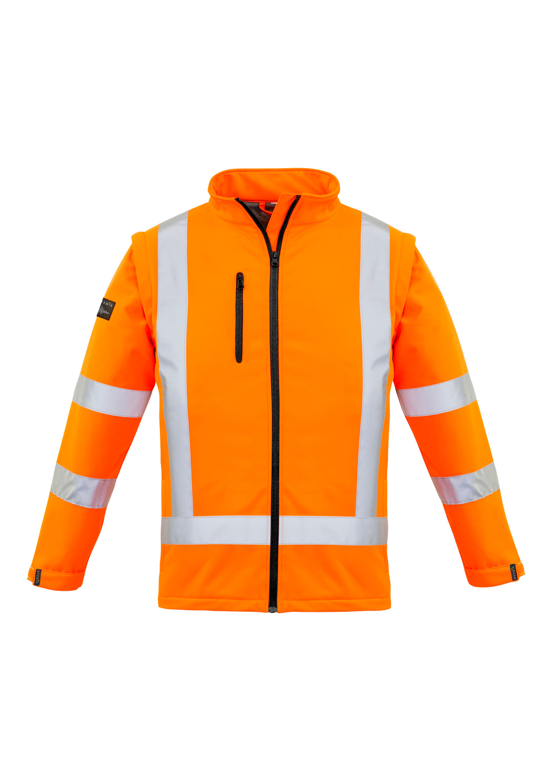 Syzmik Womens Hi Vis Rail X Back 2 In 1 Softshell Jacket