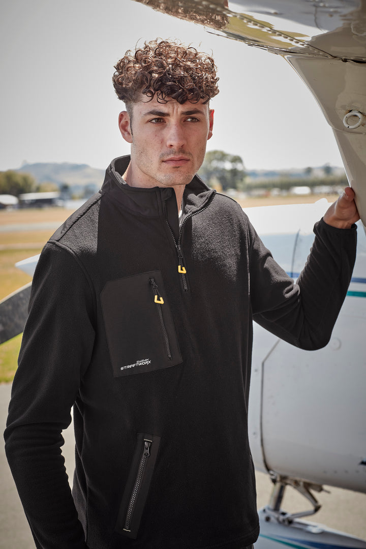 Syzmik ZT210 Unisex Streetworx Lightweight 1/4 Zip Polar Fleece