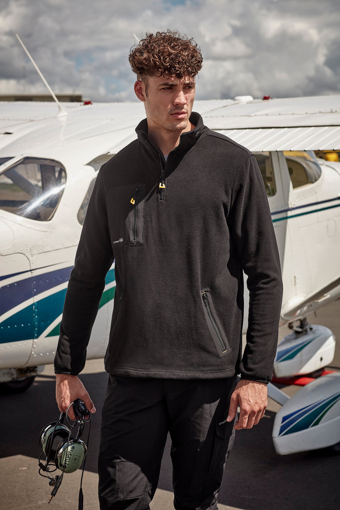 Syzmik ZT210 Unisex Streetworx Lightweight 1/4 Zip Polar Fleece