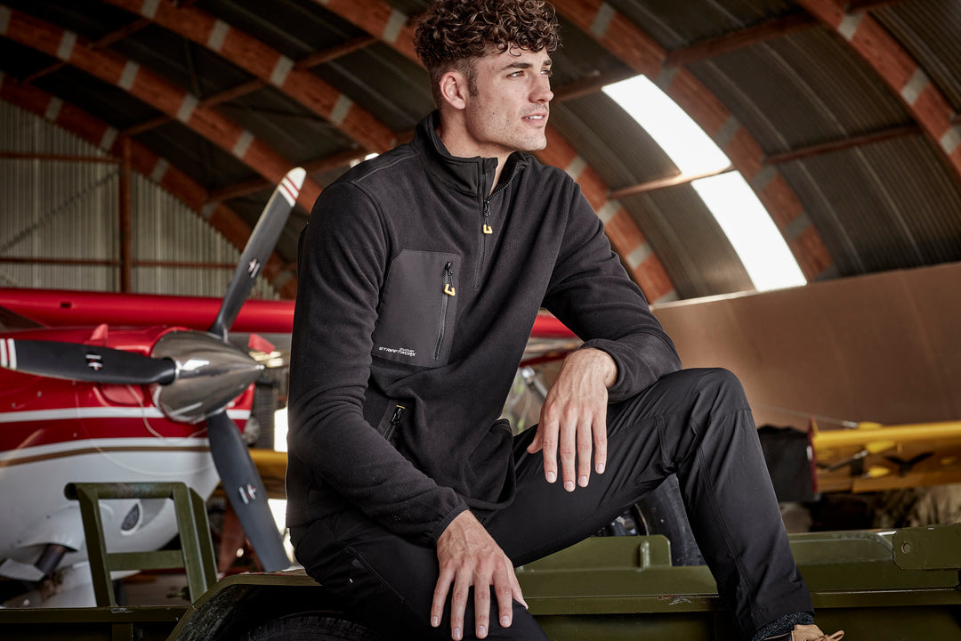 Syzmik ZT210 Unisex Streetworx Lightweight 1/4 Zip Polar Fleece
