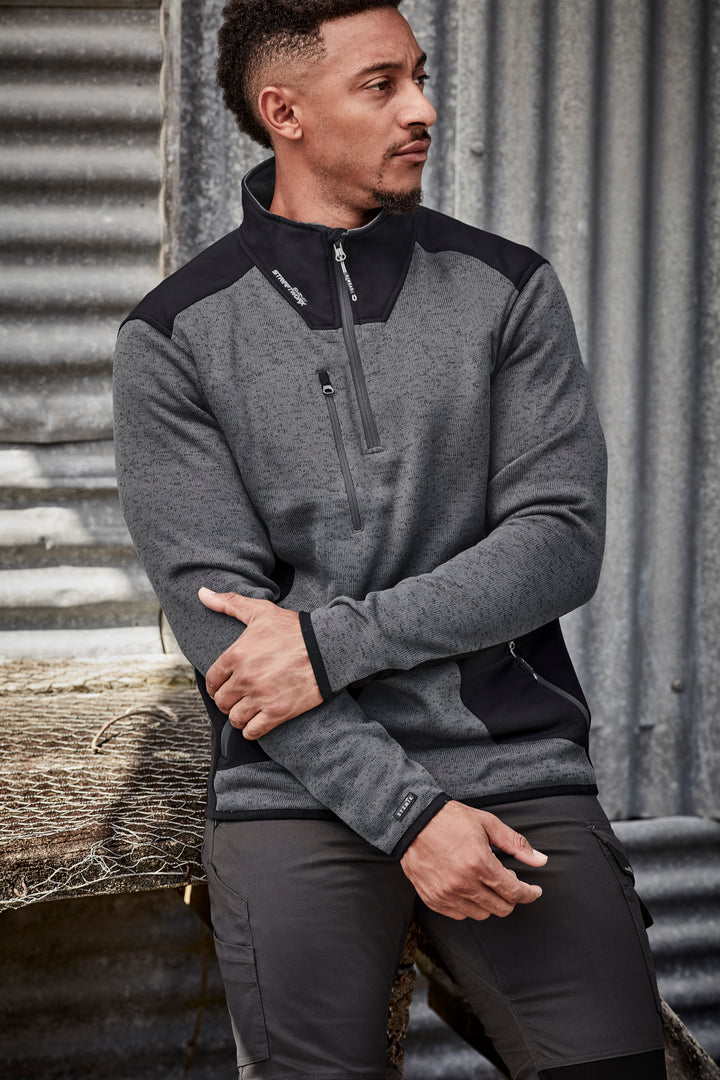 Syzmik ZT380 Unisex Streetworx Reinforced Knit 1/2 Zip Pullover