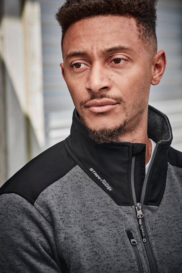 Syzmik ZT380 Unisex Streetworx Reinforced Knit 1/2 Zip Pullover