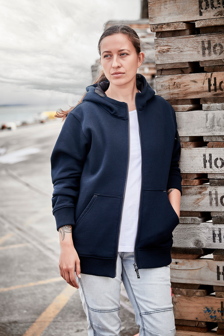 Syzmik ZT468 Unisex Zip Front Multi-Pocket Hoodie