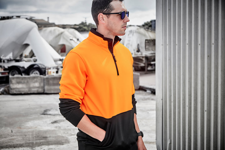 Syzmik ZT476 Unisex Hi Vis 1/2 Zip Pullover