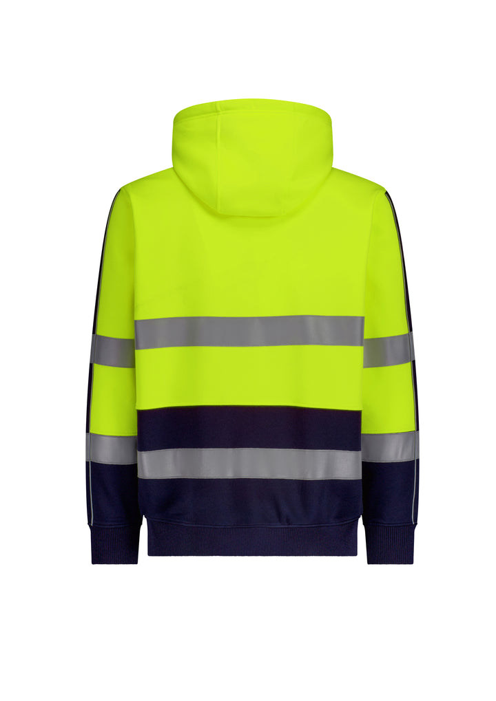 Syzmik ZT486 Unisex Hi Vis Full Zip Stretch Taped Hoodie