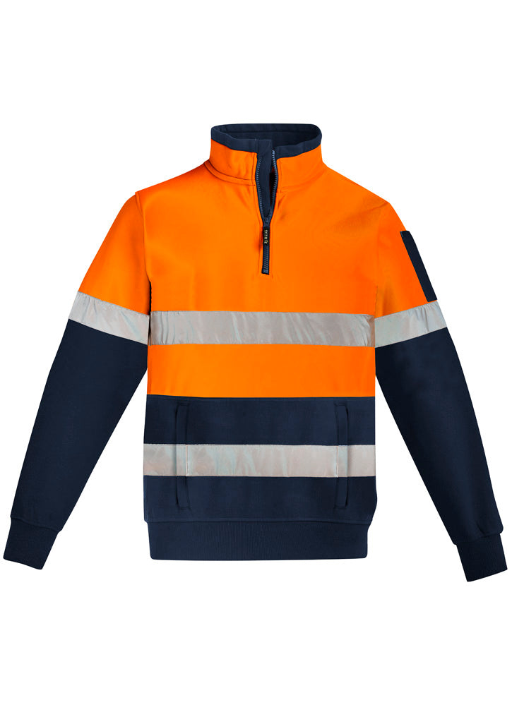 Syzmik ZT567 Unisex Hi Vis 1/4 Zip Pullover - Hoop Taped