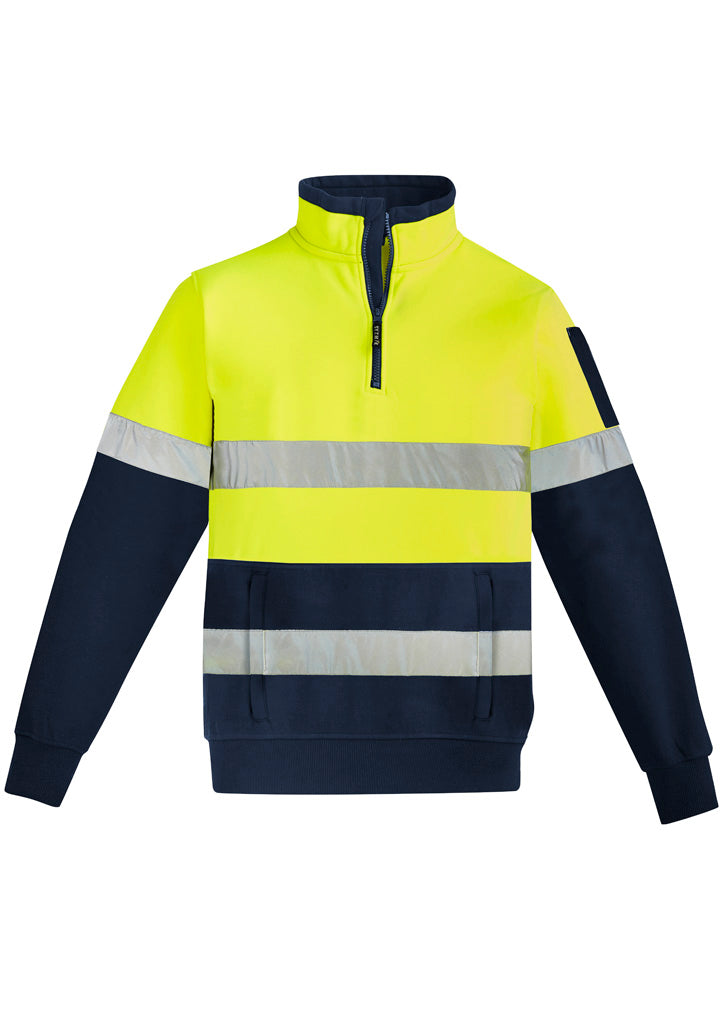 Syzmik ZT567 Unisex Hi Vis 1/4 Zip Pullover - Hoop Taped