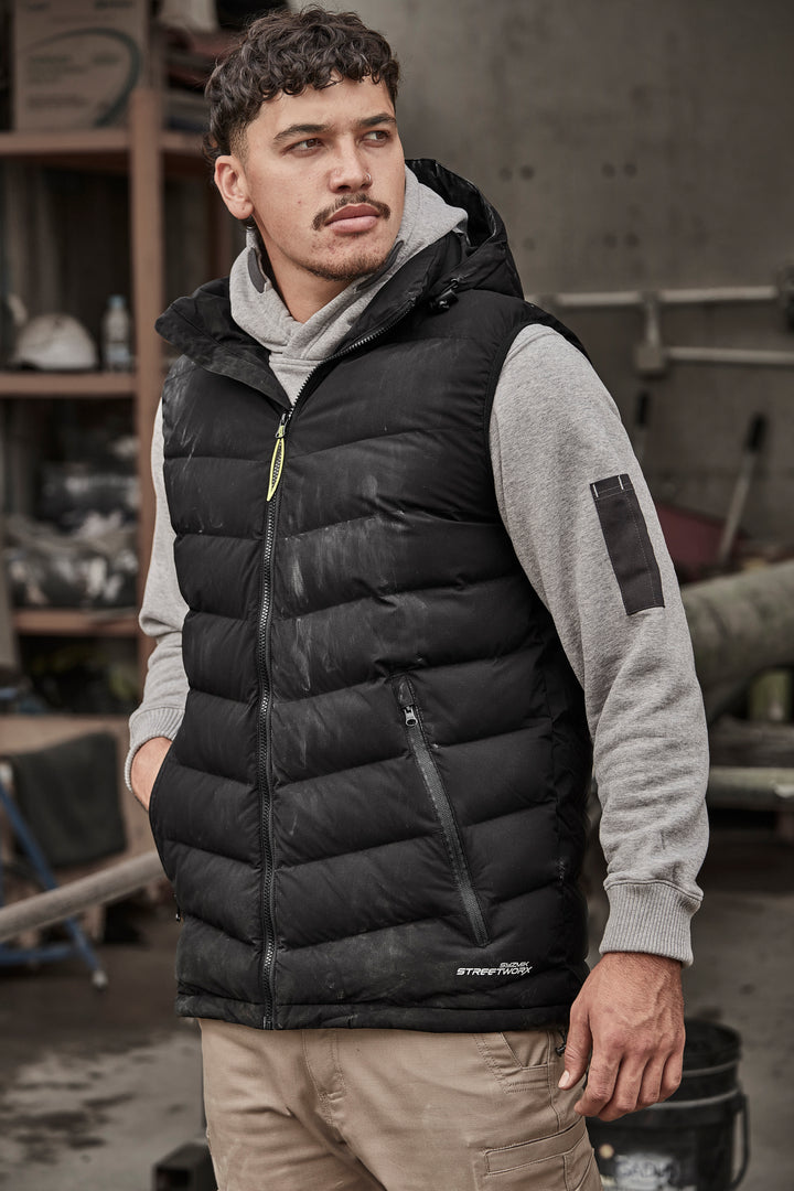Syzmik ZV245 Unisex Streetworx Hooded Puffer Vest