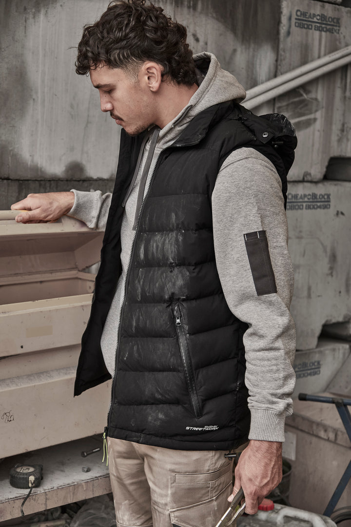 Syzmik ZV245 Unisex Streetworx Hooded Puffer Vest
