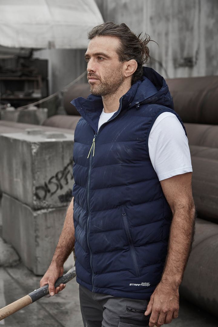 Syzmik ZV245 Unisex Streetworx Hooded Puffer Vest