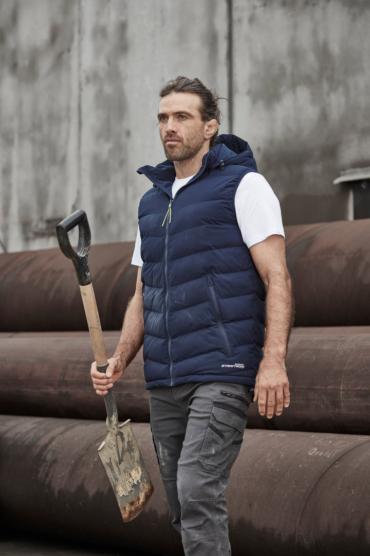 Syzmik ZV245 Unisex Streetworx Hooded Puffer Vest