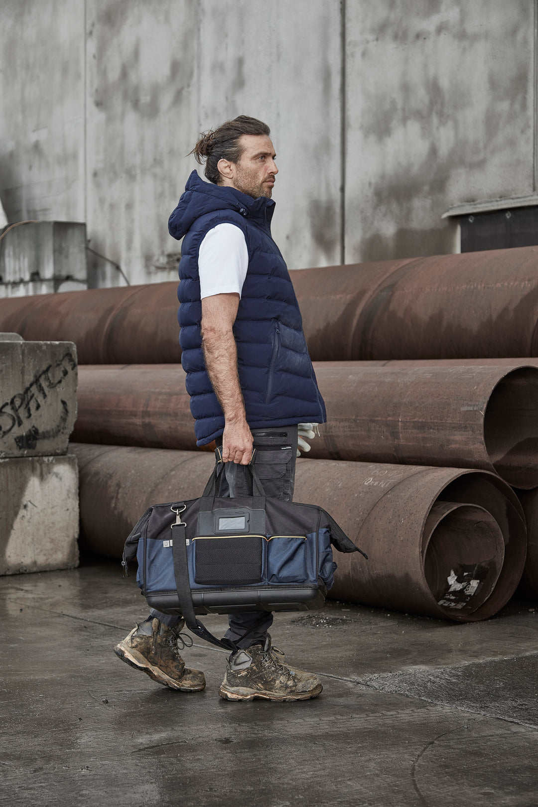 Syzmik ZV245 Unisex Streetworx Hooded Puffer Vest