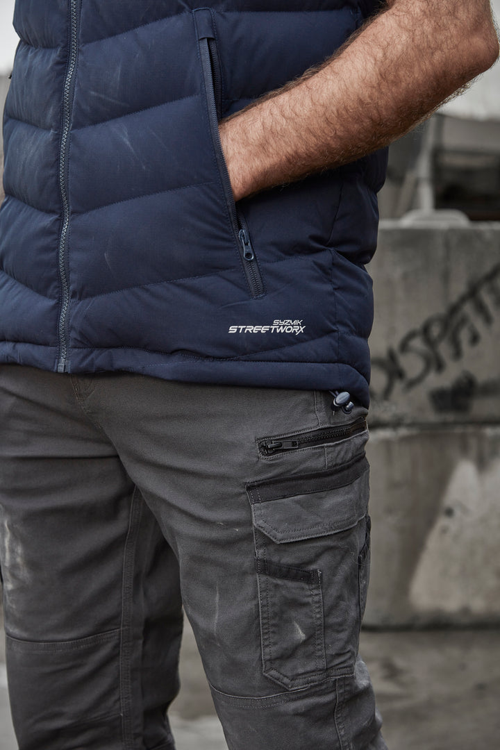 Syzmik ZV245 Unisex Streetworx Hooded Puffer Vest