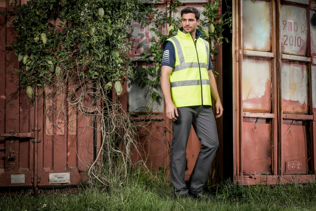 Syzmik ZV358  Mens Hi Vis Lightweight Waterproof Vest