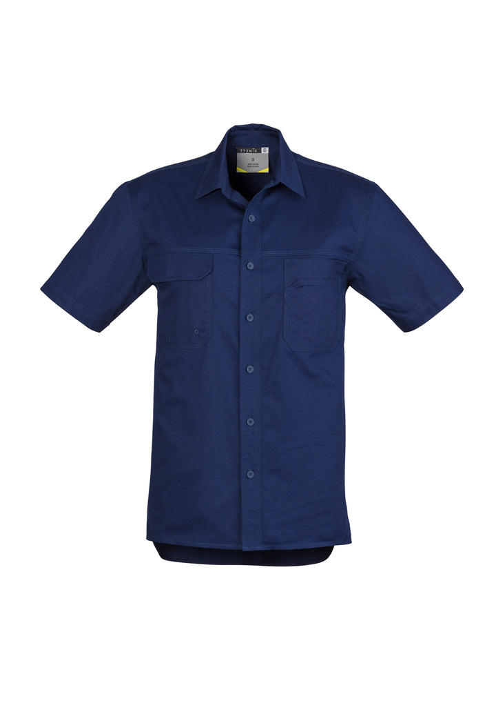 Syzmik ZW120 Mens Lightweight Tradie Short Sleeve Shirt