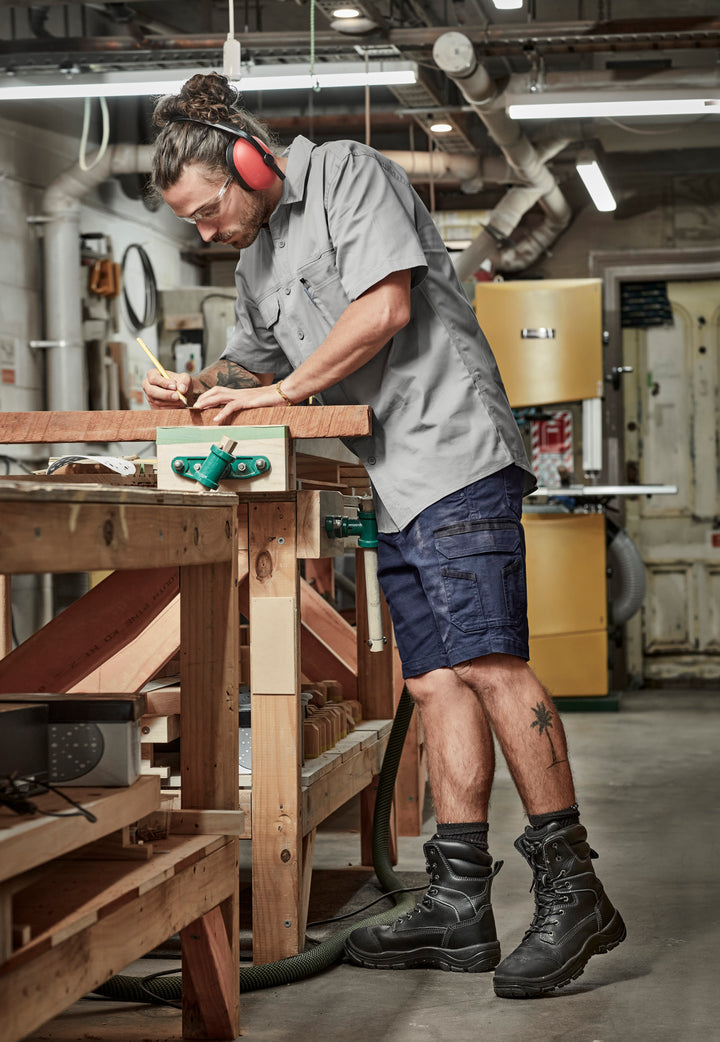 Syzmik ZW120 Mens Lightweight Tradie Short Sleeve Shirt