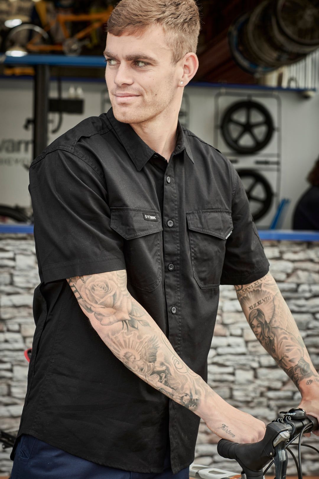 Syzmik ZW405 Mens Rugged Cooling Short Sleeve Shirt