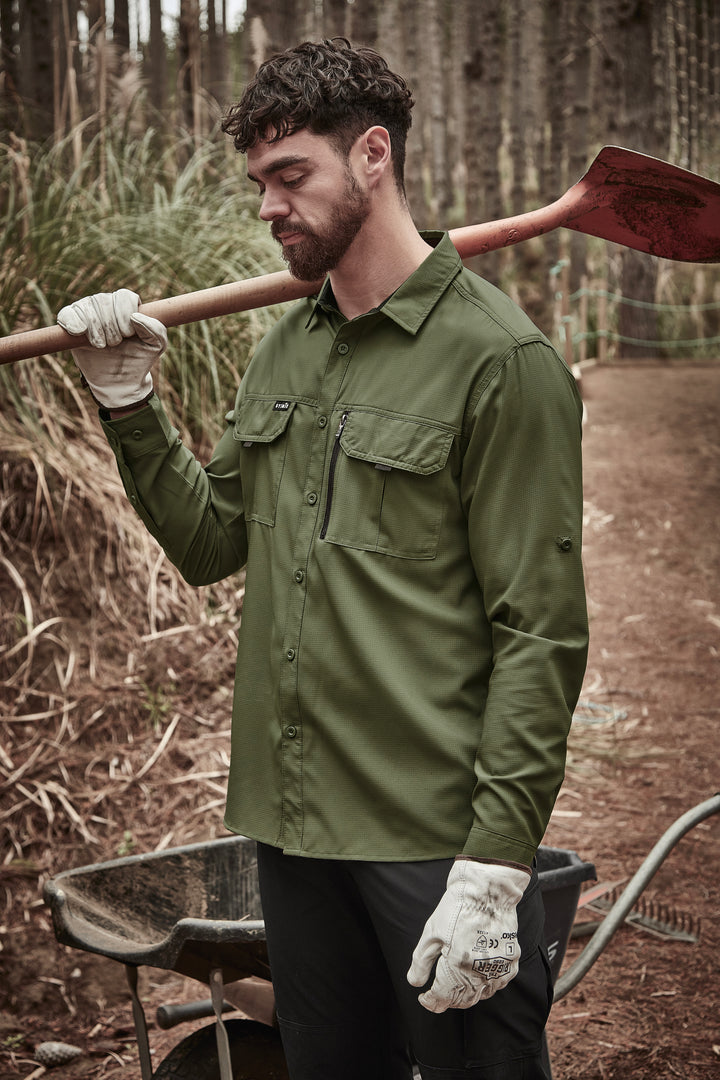 Syzmik ZW460 Mens Outdoor Long Sleeve Shirt