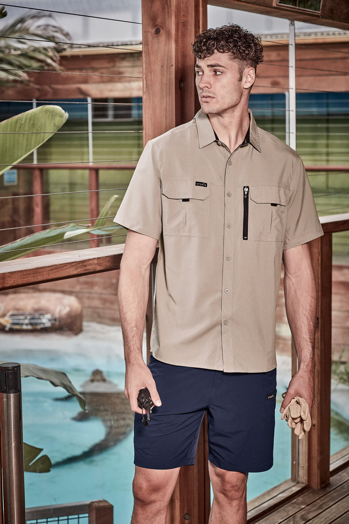 Syzmik ZW465 Mens Outdoor Short Sleeve Shirt