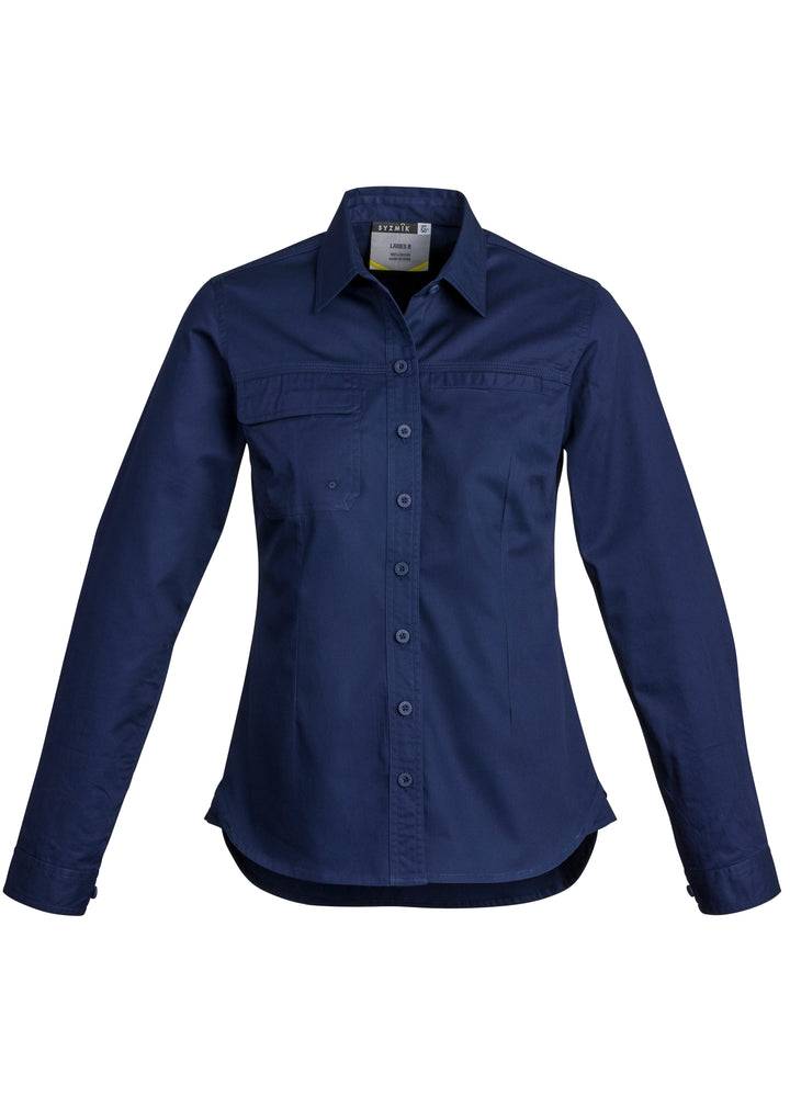 Syzmik ZWL121 Womens Lightweight Tradie Long Sleeve Shirt