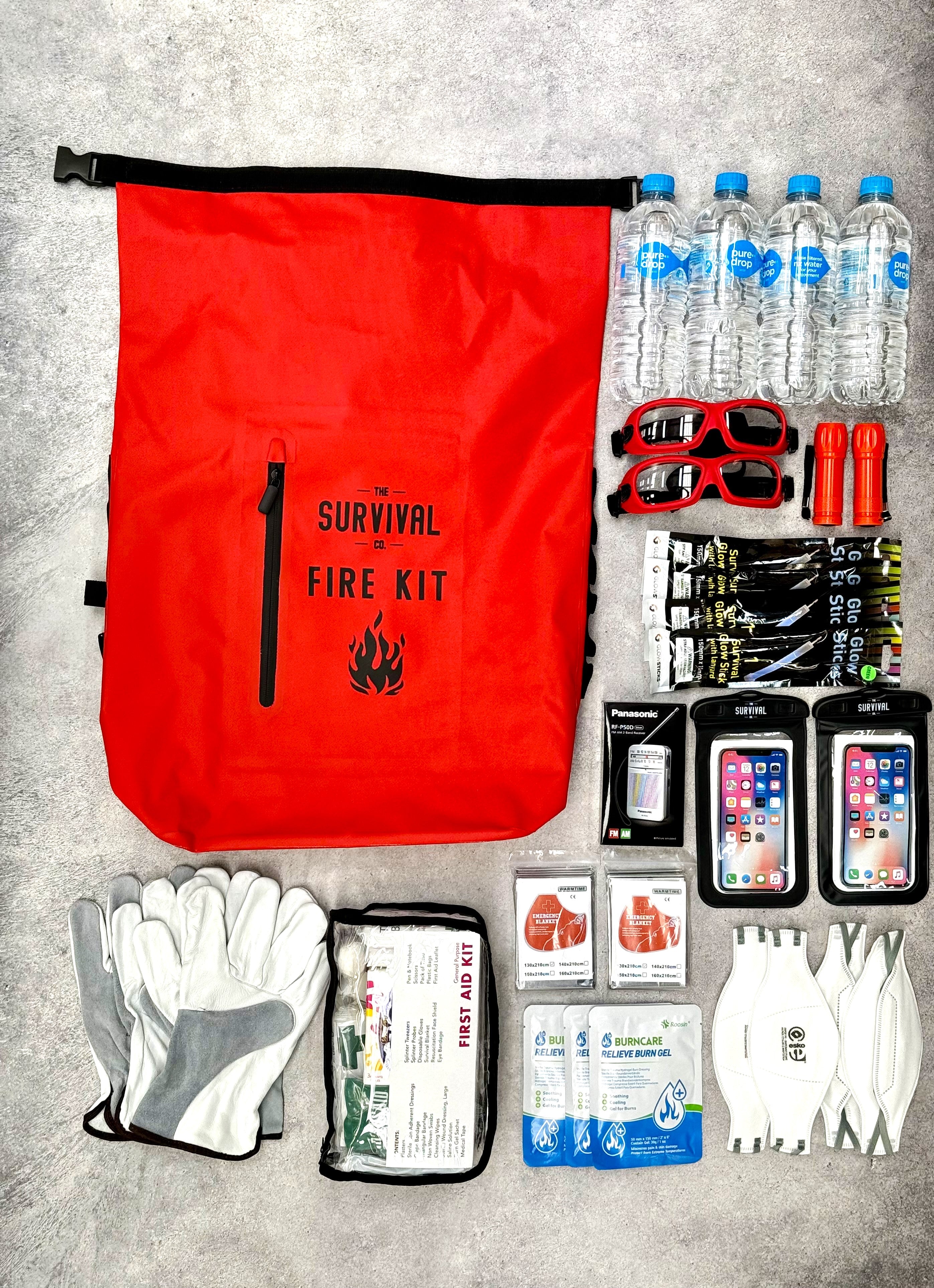 Fire Evacuation Kit 2 Person by The Survival Co.